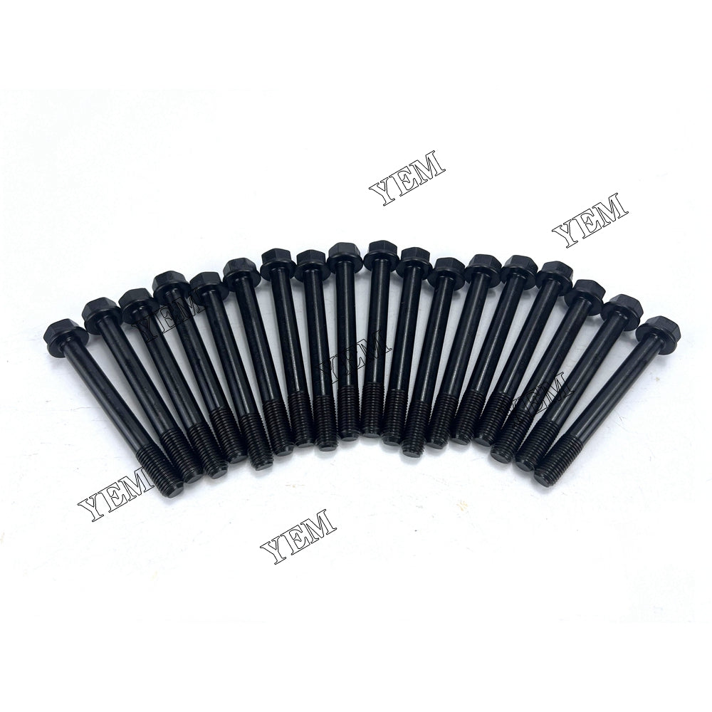 Good quality For Isuzu 4LE1 Cylinder Head Bolt 18PCS installed one engine For Isuzu