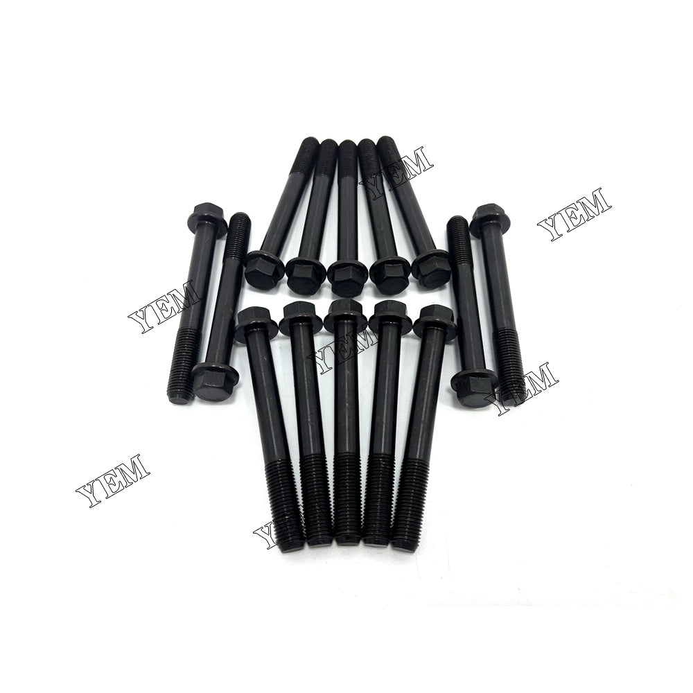 Good quality For Mitsubishi S3L Cylinder Head Bolt 14PCS installed one engine For Mitsubishi