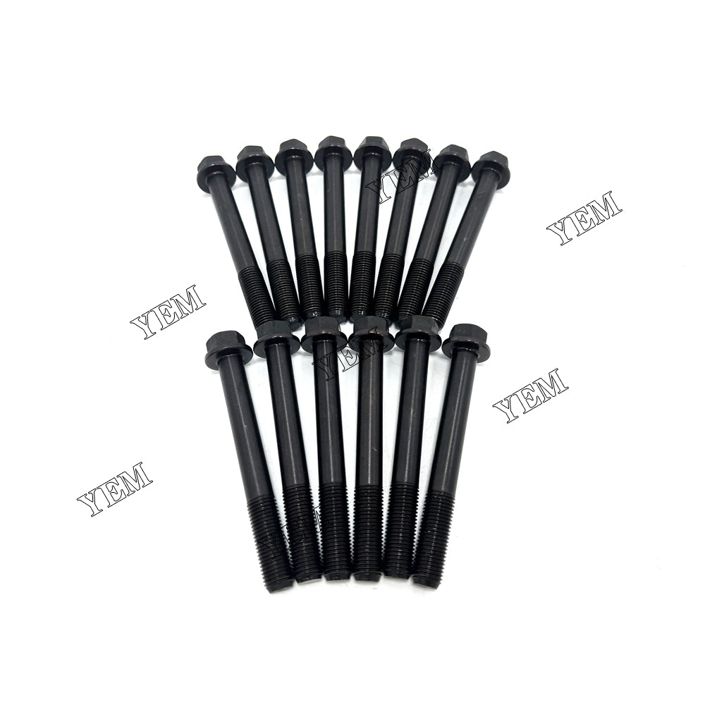 Good quality For Mitsubishi S3L Cylinder Head Bolt 14PCS installed one engine For Mitsubishi