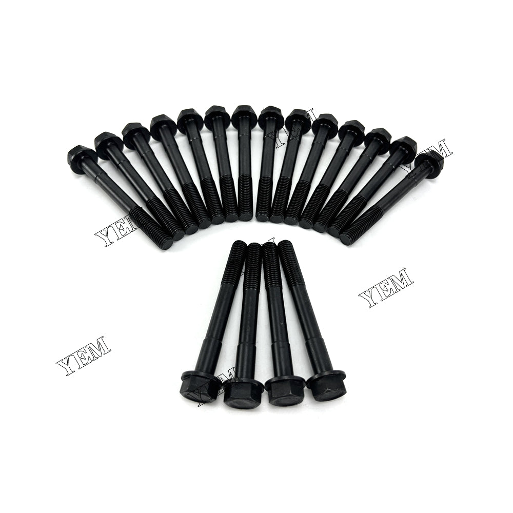Good quality For Caterpillar C2.2 Cylinder Head Bolt 18PCS installed one engine For Caterpillar