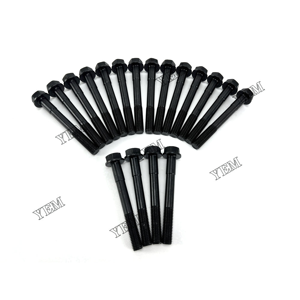 Good quality For Caterpillar C2.2 Cylinder Head Bolt 18PCS installed one engine For Caterpillar