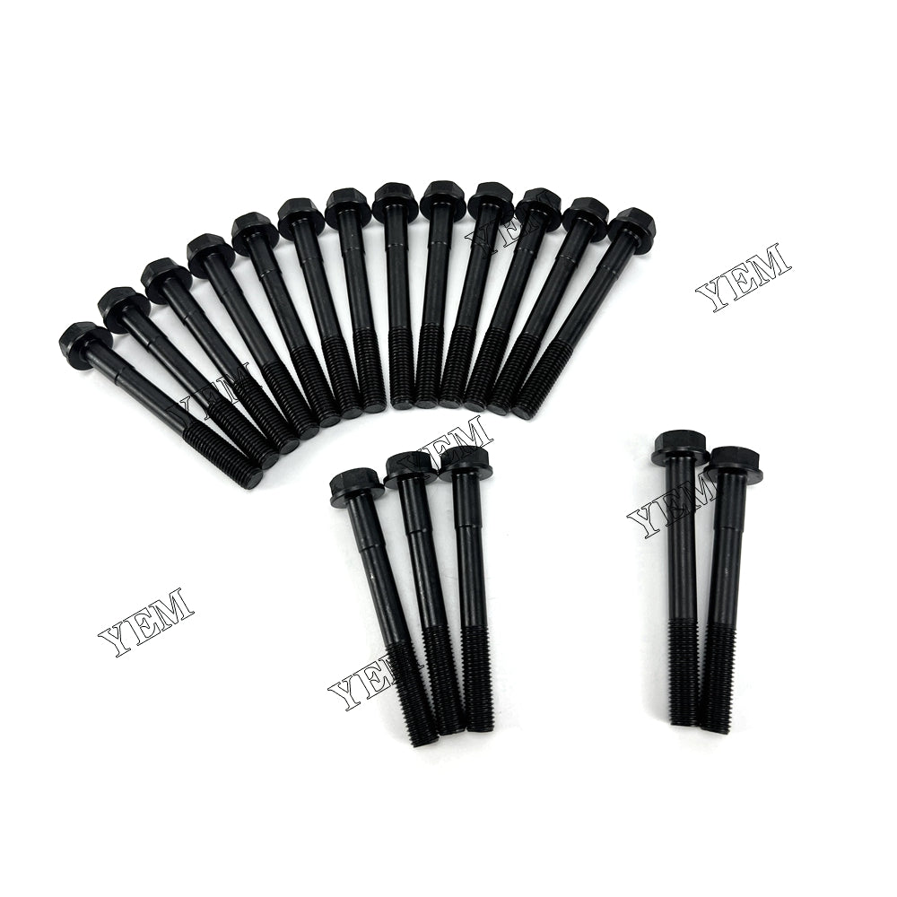 Good quality For Perkins 404D-22 Cylinder Head Bolt 18PCS installed one engine For Perkins