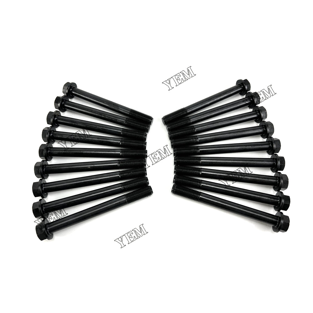 Good quality For Yanmar 4TNV106 Cylinder Head Bolt 18PCS installed one engine For Yanmar