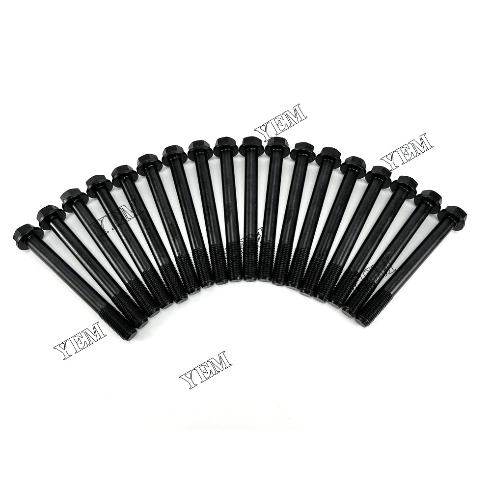 Good quality For Yanmar 4TNV106 Cylinder Head Bolt 18PCS installed one engine For Yanmar