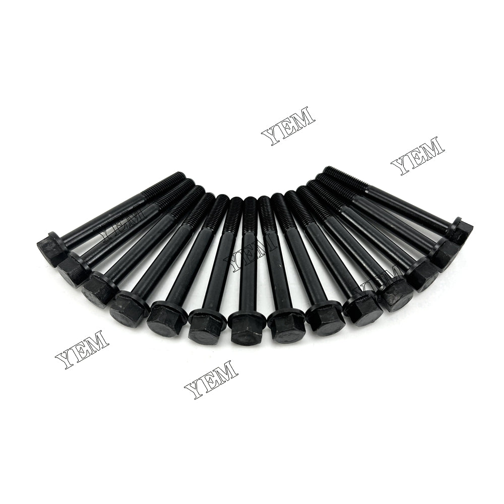 Good quality For Yanmar 3TNV70 Head Bolt Set 119515-01200 14PCS installed one engine For Yanmar