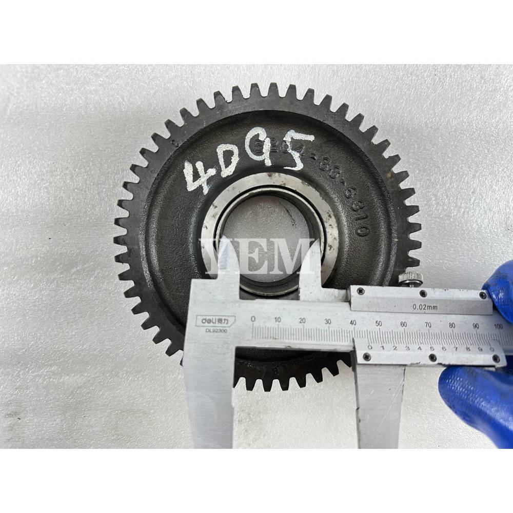 4D95 B Idler Gear 48T 6206-31-6301 For Komatsu Excavator Parts For Komatsu