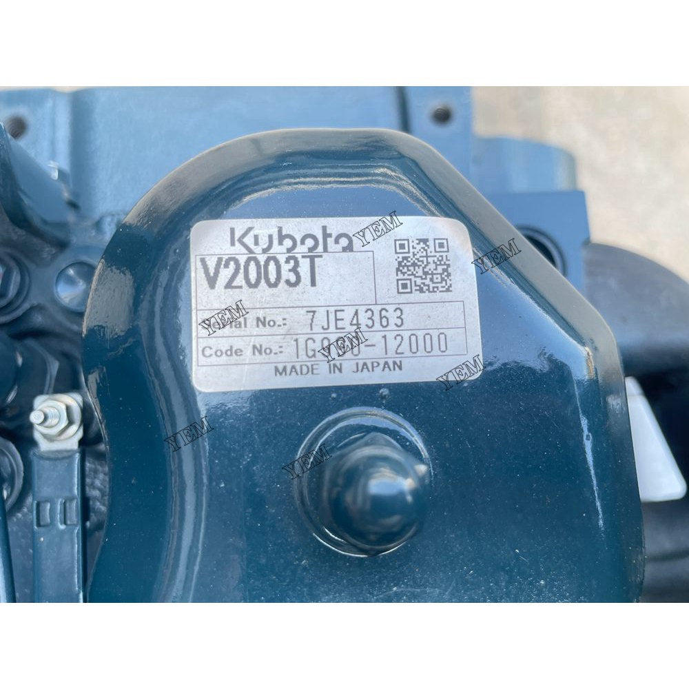 V2003-T-BG-EU2 Engine serial number 7JE4363 For Kubota Engine Assembly For Kubota