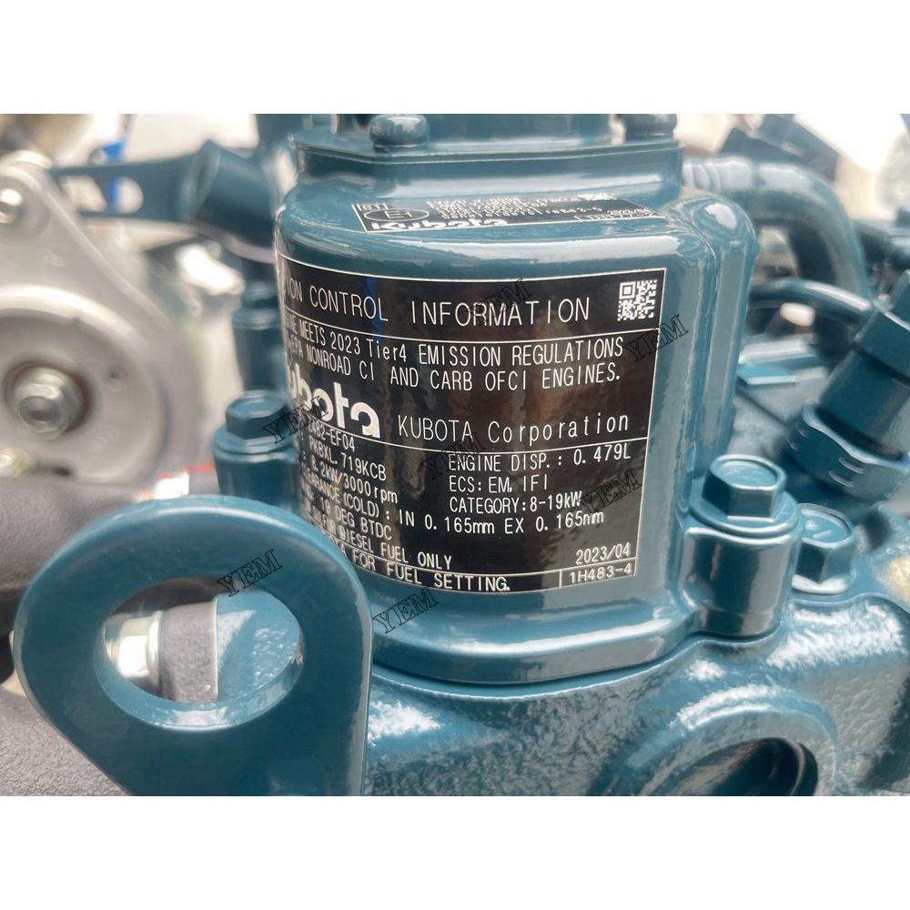 New Z482 Engine serial number 4PG2125 For Kubota Engine Assembly For Kubota