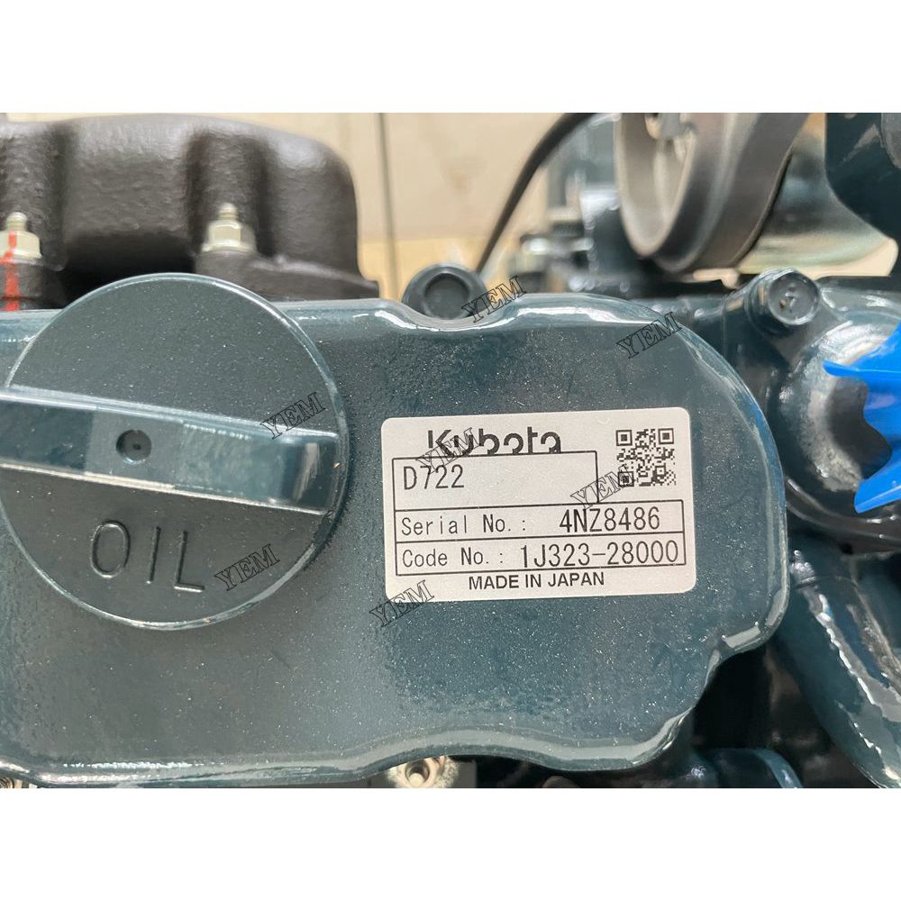 New D722 Engine serial number 4NZ8486 For Kubota Engine Assembly