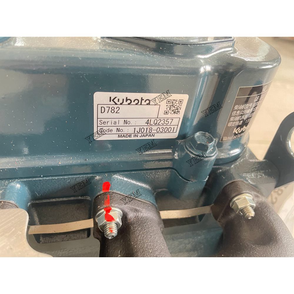 New D782-ET02 Engine serial number 4LQ2357 For Kubota Engine Assembly For Kubota