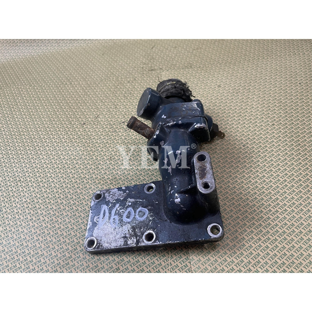 USED D600 THERMOSTAT HOUSING FOR KUBOTA DIESEL ENGINE SPARE PARTS For Kubota