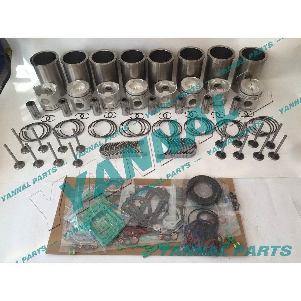 HINO EF750 CYLINDER LINER KIT WITH ENGINE BEARING VALVES CYLINDER GASKET SET For Hino
