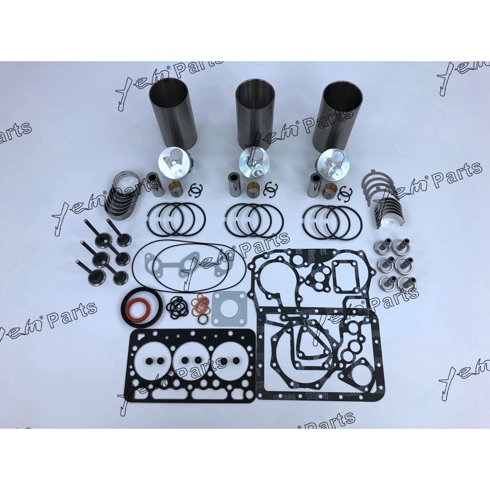 D782 OVERHAUL REPAIR KIT WITH PISTON RING FULL GASKET SET BEARING VALVESS FOR KUBOTA DIESEL ENGINE PARTS For Kubota