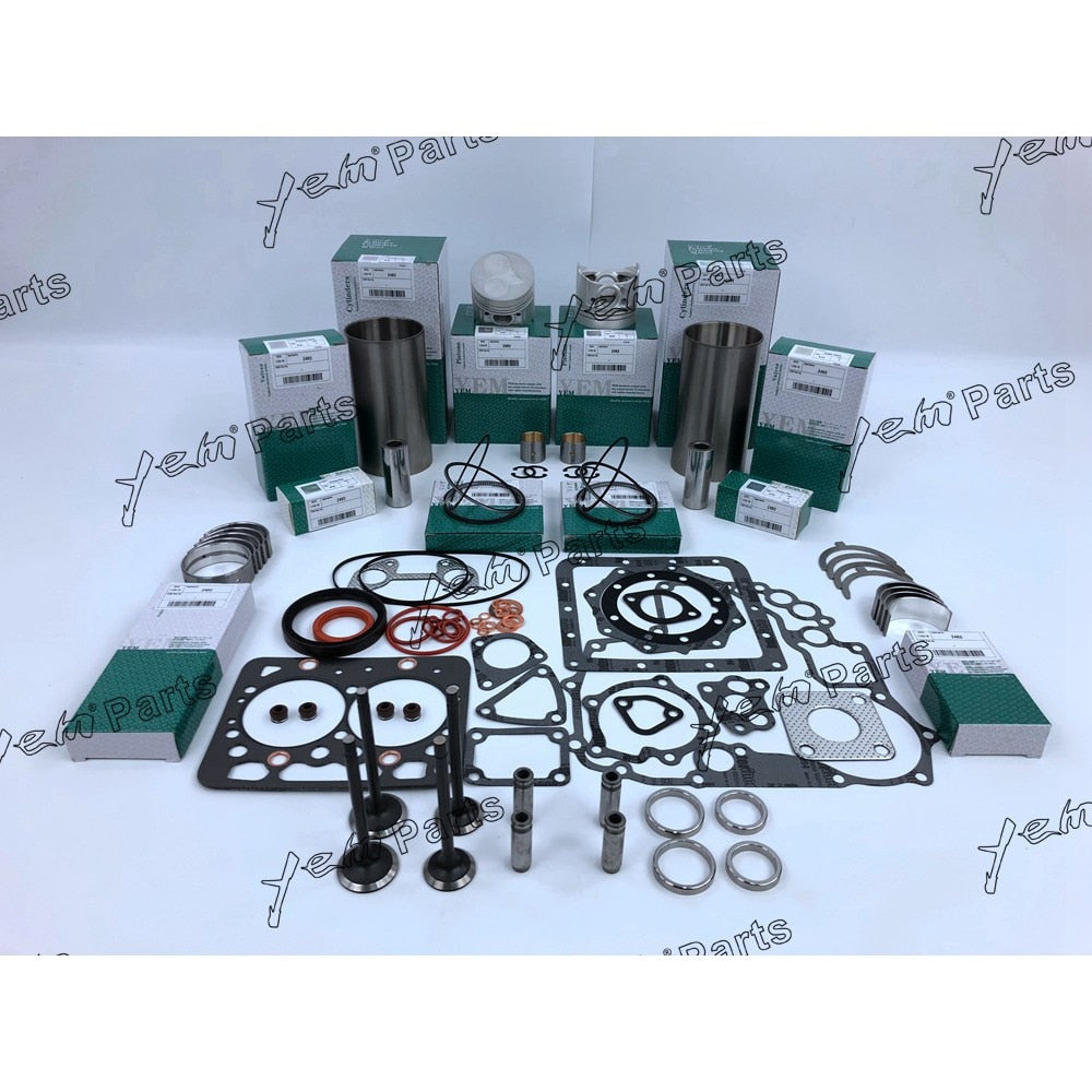 Z482 OVERHAUL REPAIR KIT WITH PISTON RING FULL GASKET SET BEARING VALVESS FOR KUBOTA DIESEL ENGINE PARTS For Kubota