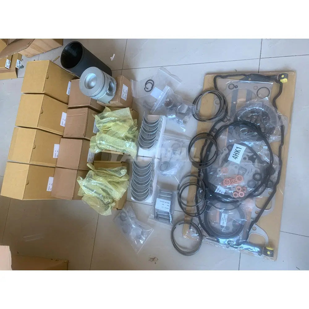 Isuzu 4Hk1 Overhaul Rebuild Kit With Gasket Set Bearing&Valve Train