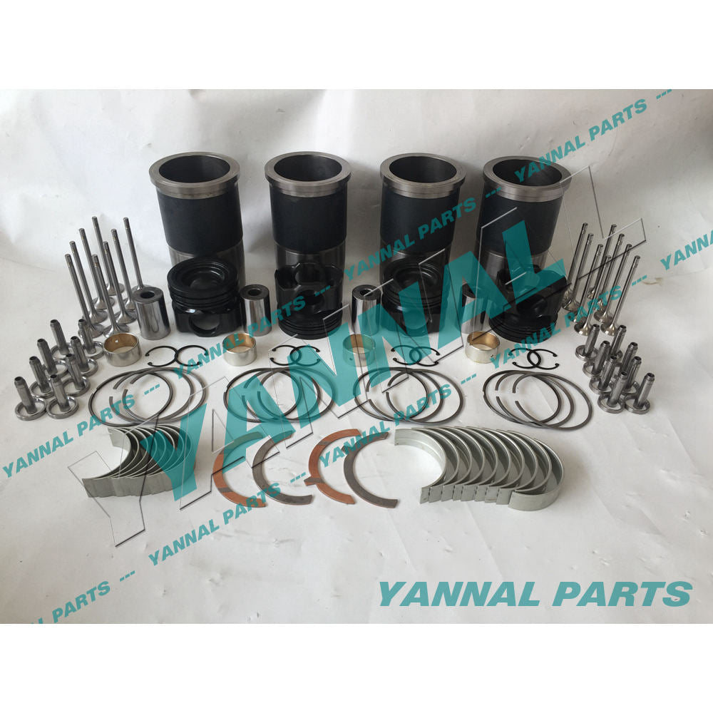 LIEBHERR D934 D934L CYLINDER LINER KIT WITH PISTON RINGS LINER VALVE BEARING SET For Liebherr