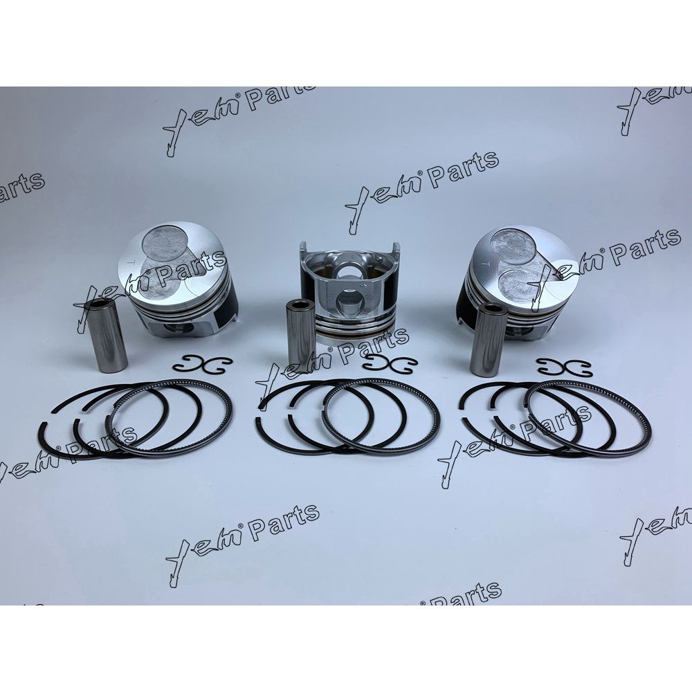 D1105 PISTON + PISTON RINGS +0.5 FOR KUBOTA DIESEL ENGINE PARTS For Kubota