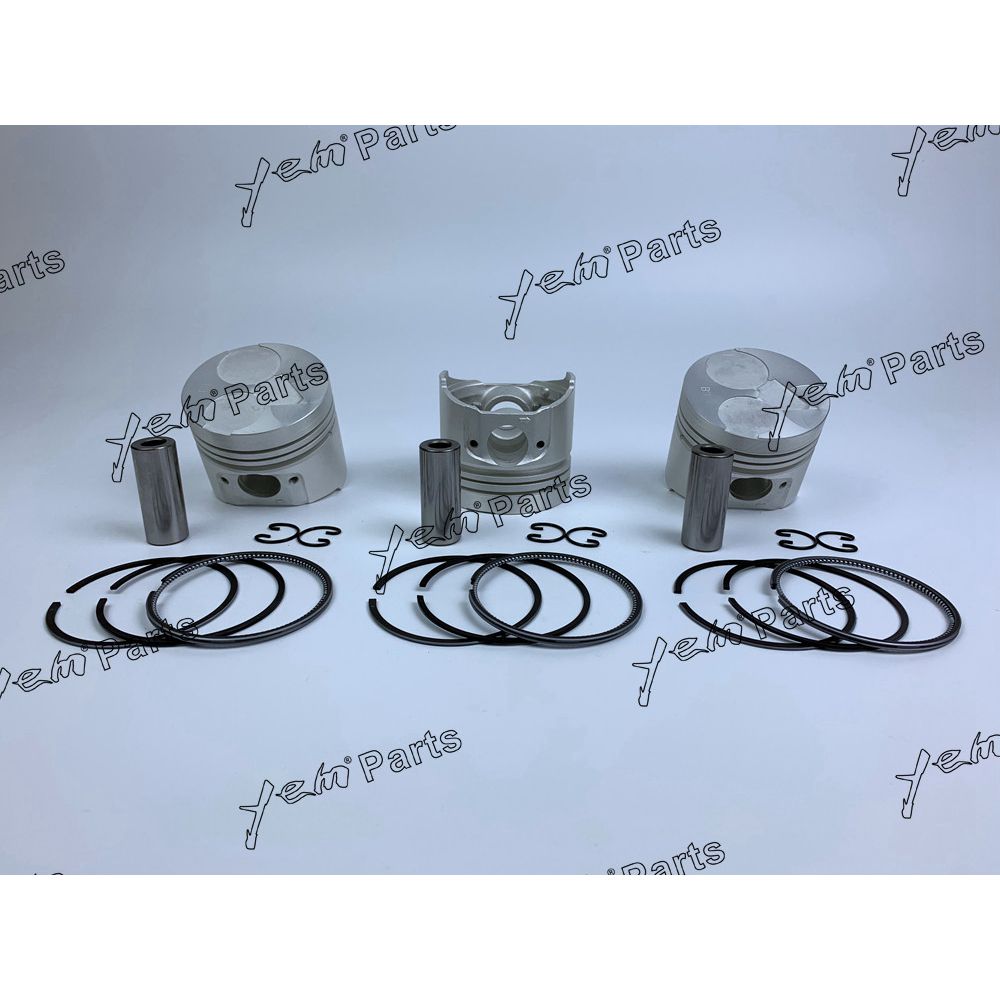 D1005 PISTON + PISTON RINGS +0.5 FOR KUBOTA DIESEL ENGINE PARTS For Kubota