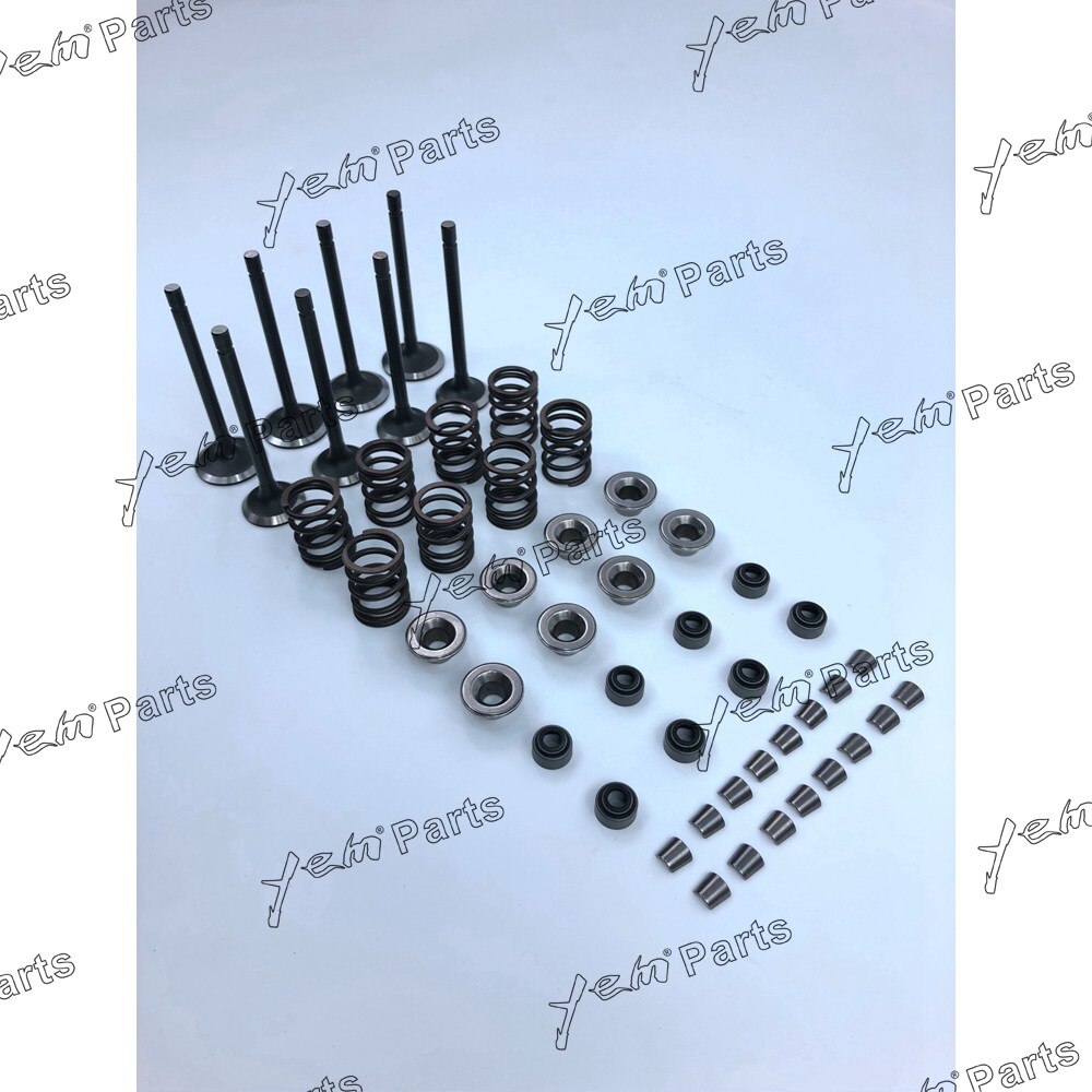 V1702 VALVE TRAIN KIT VALVE SPRING RETAINER COLLET FOR KUBOTA DIESEL ENGINE PARTS For Kubota