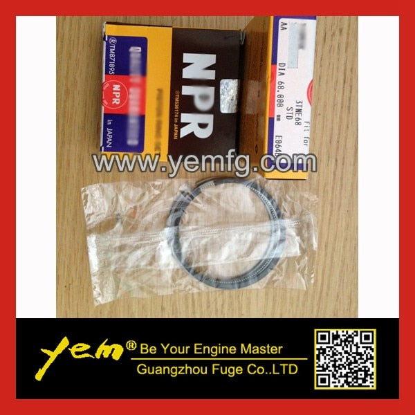 3TNE68 PISTON RING 119265-22500 FOR YANMAR DIESEL ENGINE PARTS For Yanmar