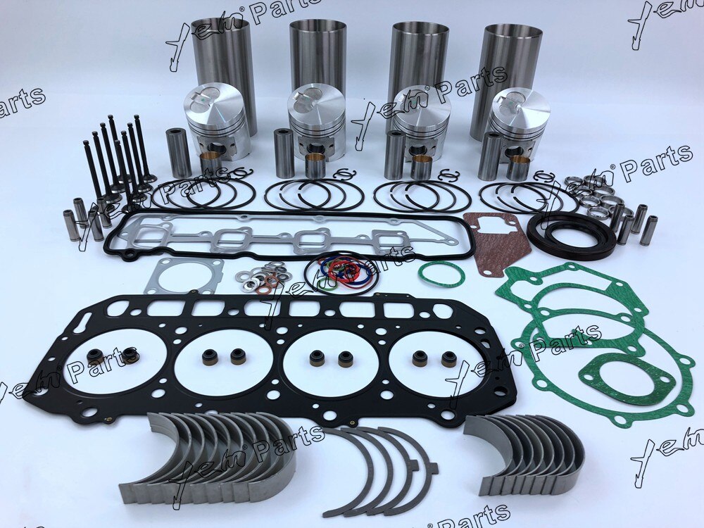 4D94 REPAIR KIT PISTON + PISTON RING + CYLINDER LINER + GASKET SET FOR YANMAR DIESEL ENGINE PARTS For Yanmar