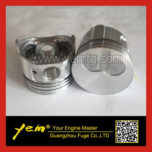 3TN72 3TNE72 3TNE72K PISTON + PISTON RING SET FOR YANMAR DIESEL ENGINE PARTS For Yanmar