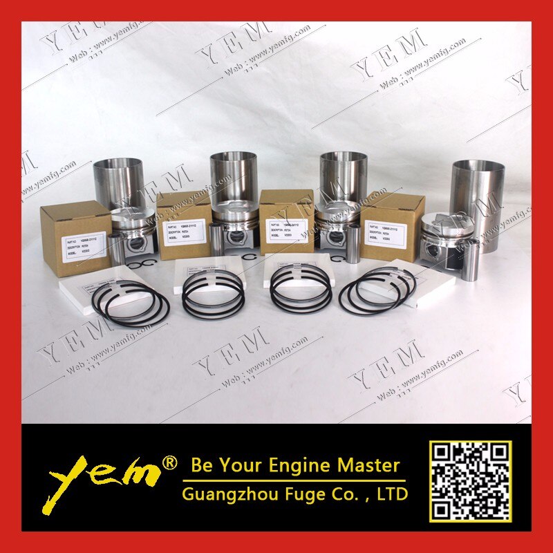 V2203 V2403 PISTON 1G868-2111 LINER KIT FOR KUBOTA DIESEL ENGINE PARTS For Kubota