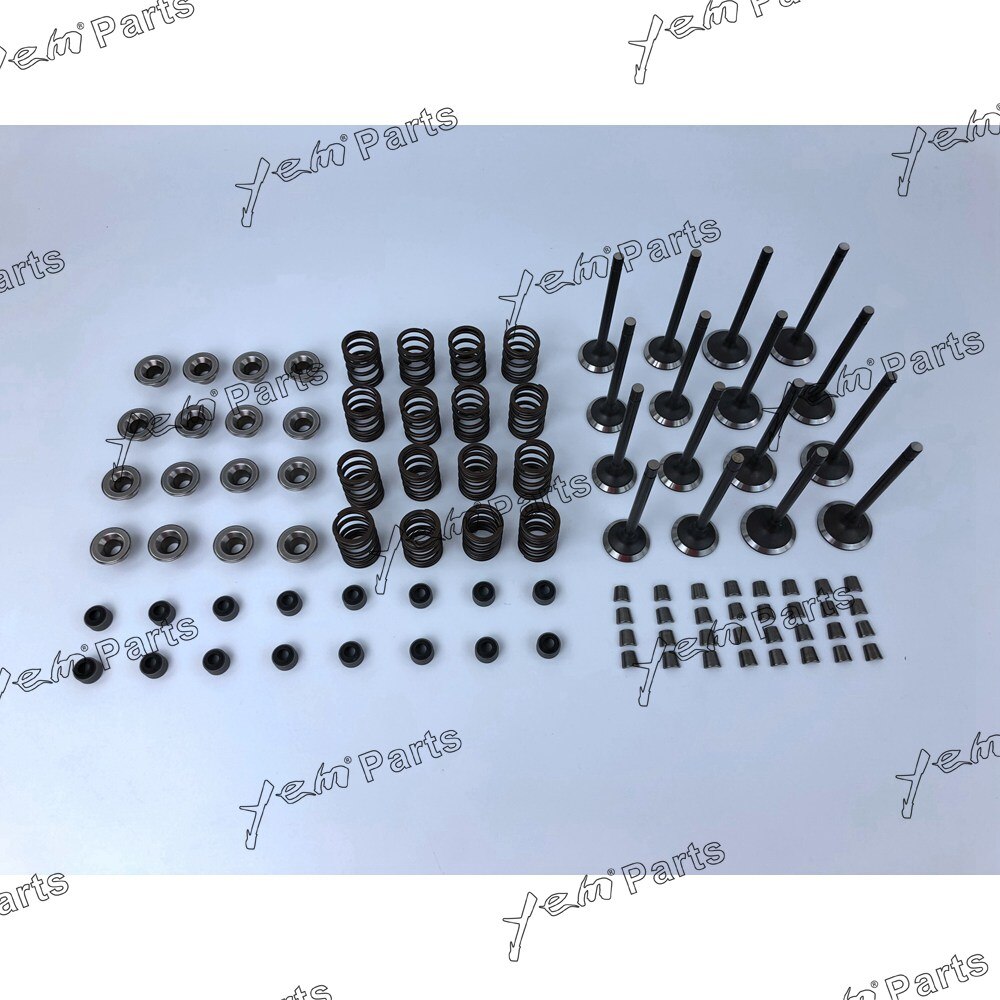 V2607 VALVE TRAIN KIT VALVE SPRING RETAINER COLLET FOR KUBOTA DIESEL ENGINE PARTS For Kubota