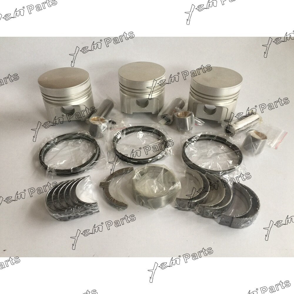 D1101 REPAIR KIT PISTON + PISTON RING + CRANKSHAFT BEARINGS + CON ROD BEARING FOR KUBOTA DIESEL ENGINE PARTS For Kubota