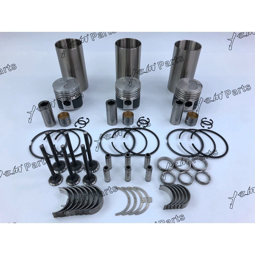 K3B ANOTHER TYPE REPAIR KIT PISTON PISTON RING CYLINDER LINER BEARINGS VALVE GUIDE SEAT FOR MITSUBISHI DIESEL ENGINE PARTS For Mitsubishi