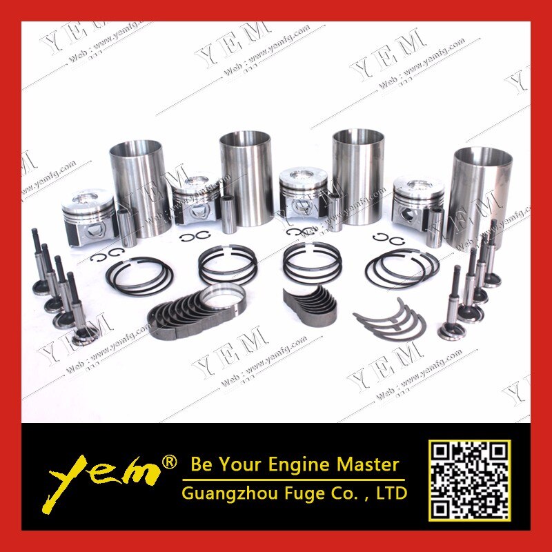 V2203 PISTON 1J881-21111 LINER KIT WITH BEARING VALVE GUIDE SEAT FOR KUBOTA DIESEL ENGINE PARTS For Kubota