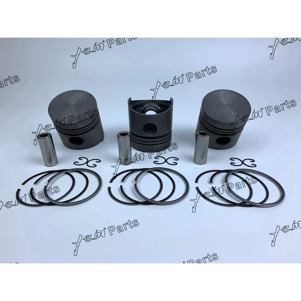 D1102 CYLINDER PISTON + PISTON RINGS +0.5 FOR KUBOTA DIESEL ENGINE PARTS For Kubota