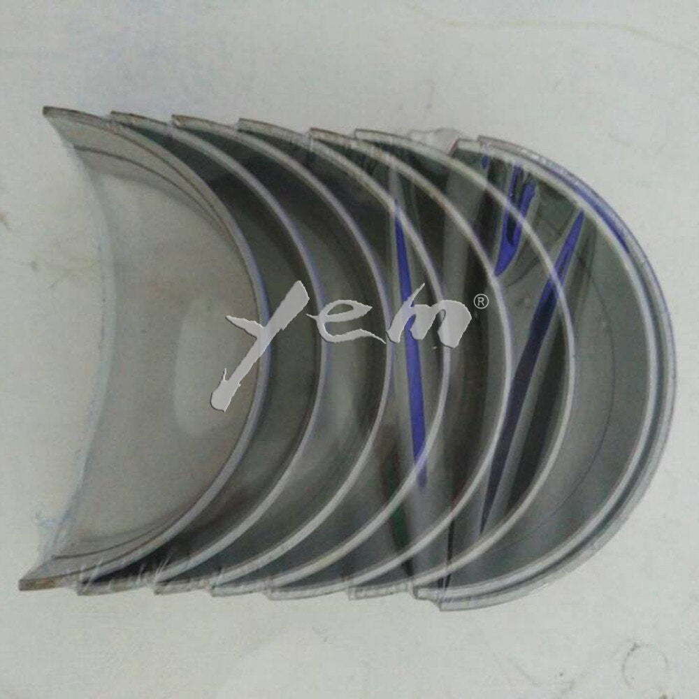 V3800 CRANKSHAFT BEARINGS + CON ROD BEARINGS STD OVERSIZE 0.25 OVERSIZE 0.5 FOR KUBOTA DIESEL ENGINE PARTS For Kubota