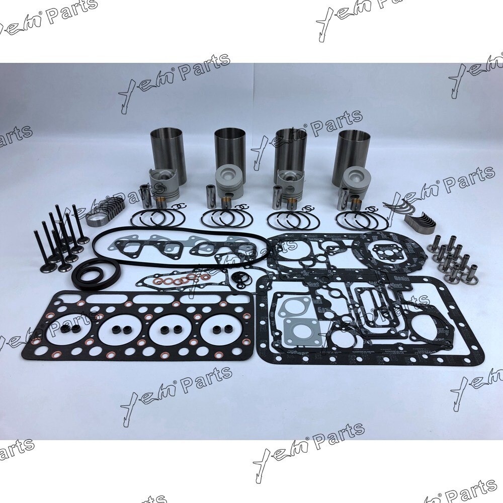 V1512 REPAIR KIT PISTON KIT + BEARINGS SET + FULL GASKET SET FOR KUBOTA DIESEL ENGINE PARTS For Kubota