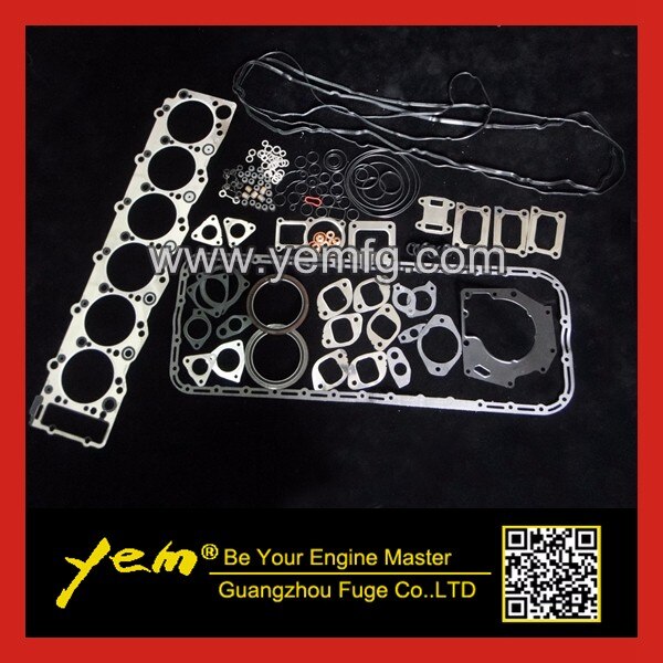 6HK1 FULL GASKET SET INCLUDE CYLINDER HEAD GASKET OIL SEAL WATER PUMP GASKET MANIFOLD GASKET FOR ISUZU DIESEL ENGINE PARTS For Isuzu