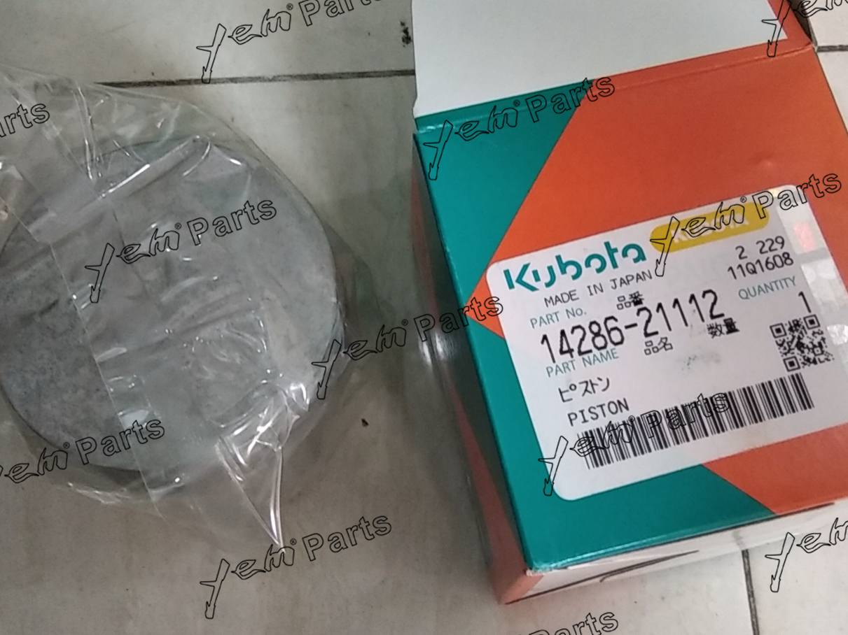 E75N E75 E75NB CYLINDER PISTON 14286-21110 WITH PISTON RING 14286-21050 FOR KUBOTA DIESEL ENGINE PARTS For Kubota