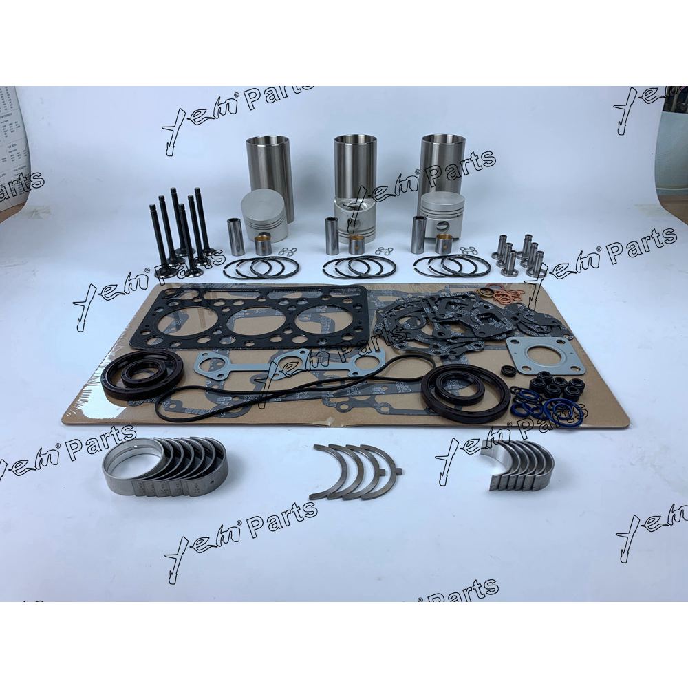 D750 OVERHAUL REPAIR KIT WITH PISTON RING FULL GASKET SET BEARING VALVESS FOR KUBOTA DIESEL ENGINE PARTS For Kubota