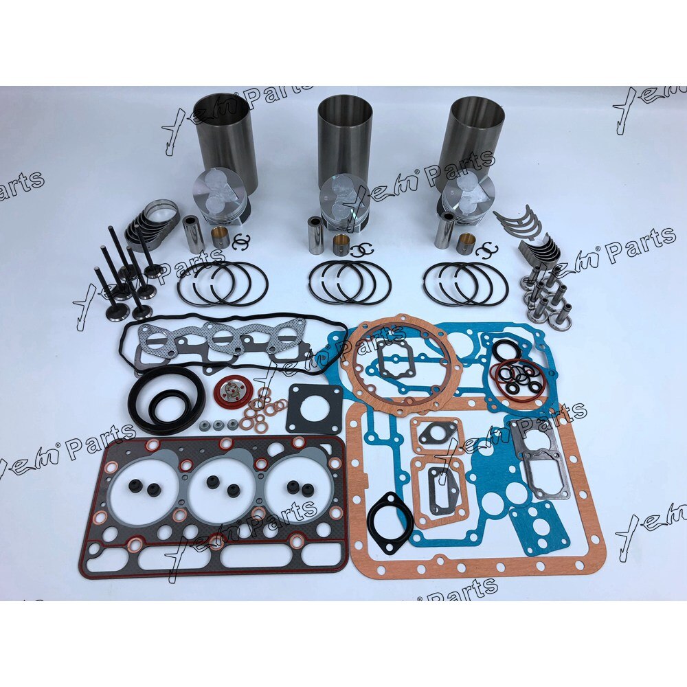D1503 OVERHAUL REPAIR KIT WITH PISTON RING FULL GASKET SET BEARING VALVESS FOR KUBOTA DIESEL ENGINE PARTS For Kubota