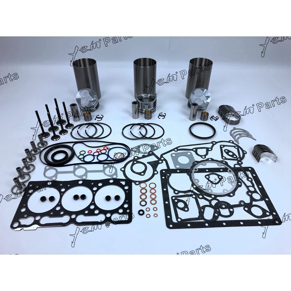 D1105 OVERHAUL REPAIR KIT WITH PISTON RING FULL GASKET SET BEARING VALVESS FOR KUBOTA DIESEL ENGINE PARTS For Kubota