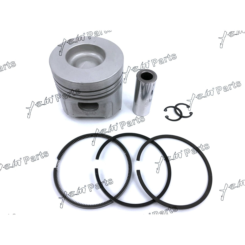 YEM Engine Parts STD 1 set Piston ( Clip & Pin) & Ring For Kubota V1902/ D1402 Engine 85MM For Kubota