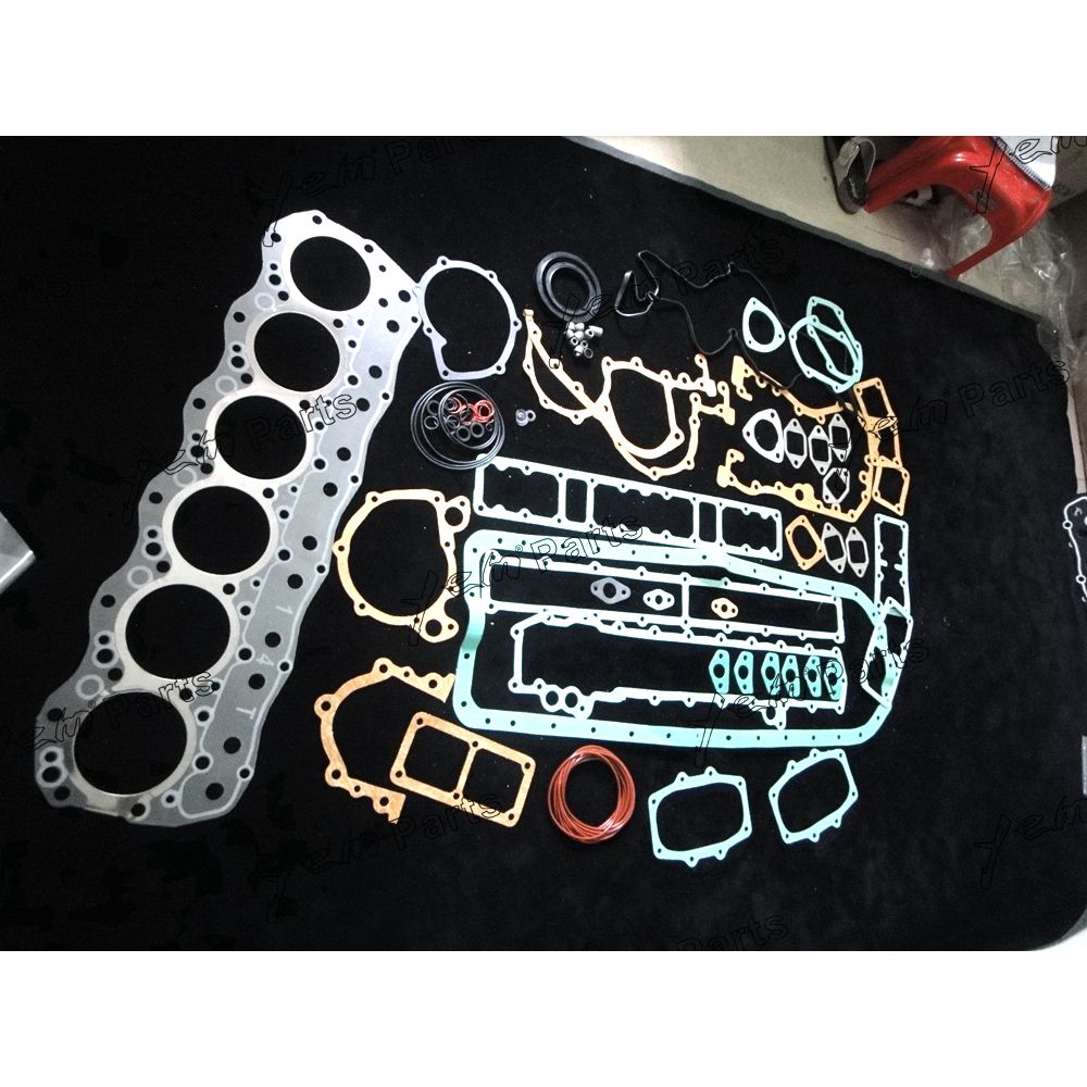YEM Engine Parts 6D14 6D14T full gasket kit For Mitsubishi Engine rebuild For Kato HD800 excavator For Kato