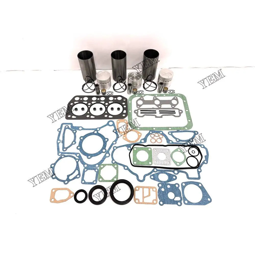 1 year warranty For Mitsubishi Overhaul Kit With Cylinder Gaskets Piston Rings Liner K3E-IDI engine Parts YEMPARTS