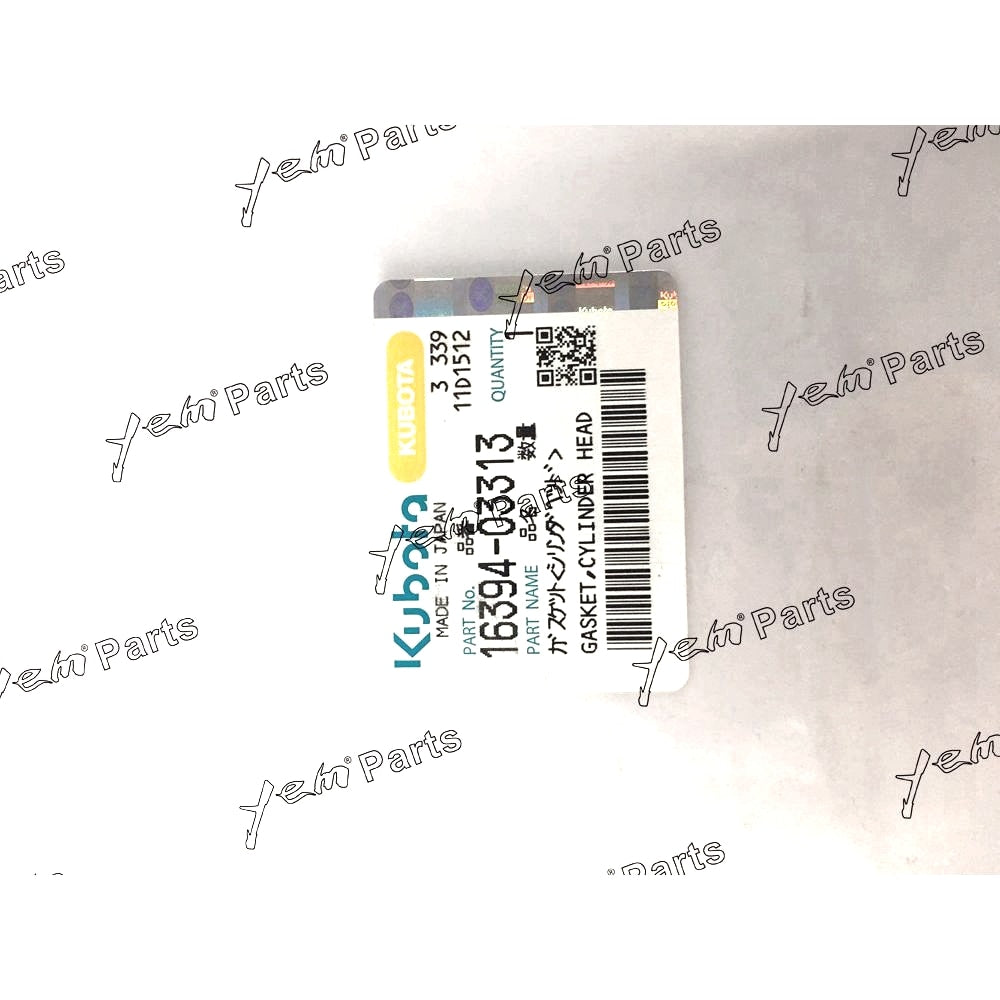 YEM Engine Parts Deisel Engine Metal Head Gasket For Kubota V1505 V1505T Engine For Kubota