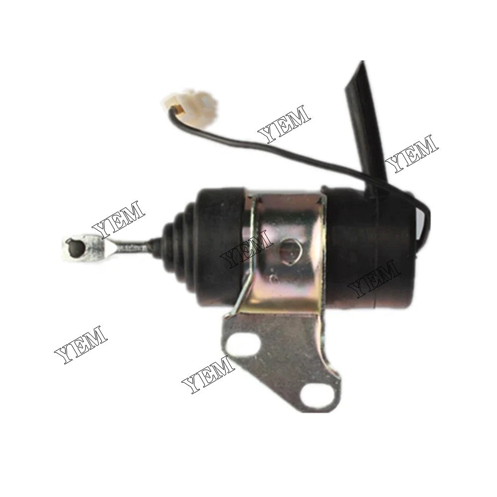 YEM Engine Parts 6670776 Fuel ShutOff Solenoid For Bobcat 320 321 322 323 E08 E10 E14 MT50 MT52 For Bobcat