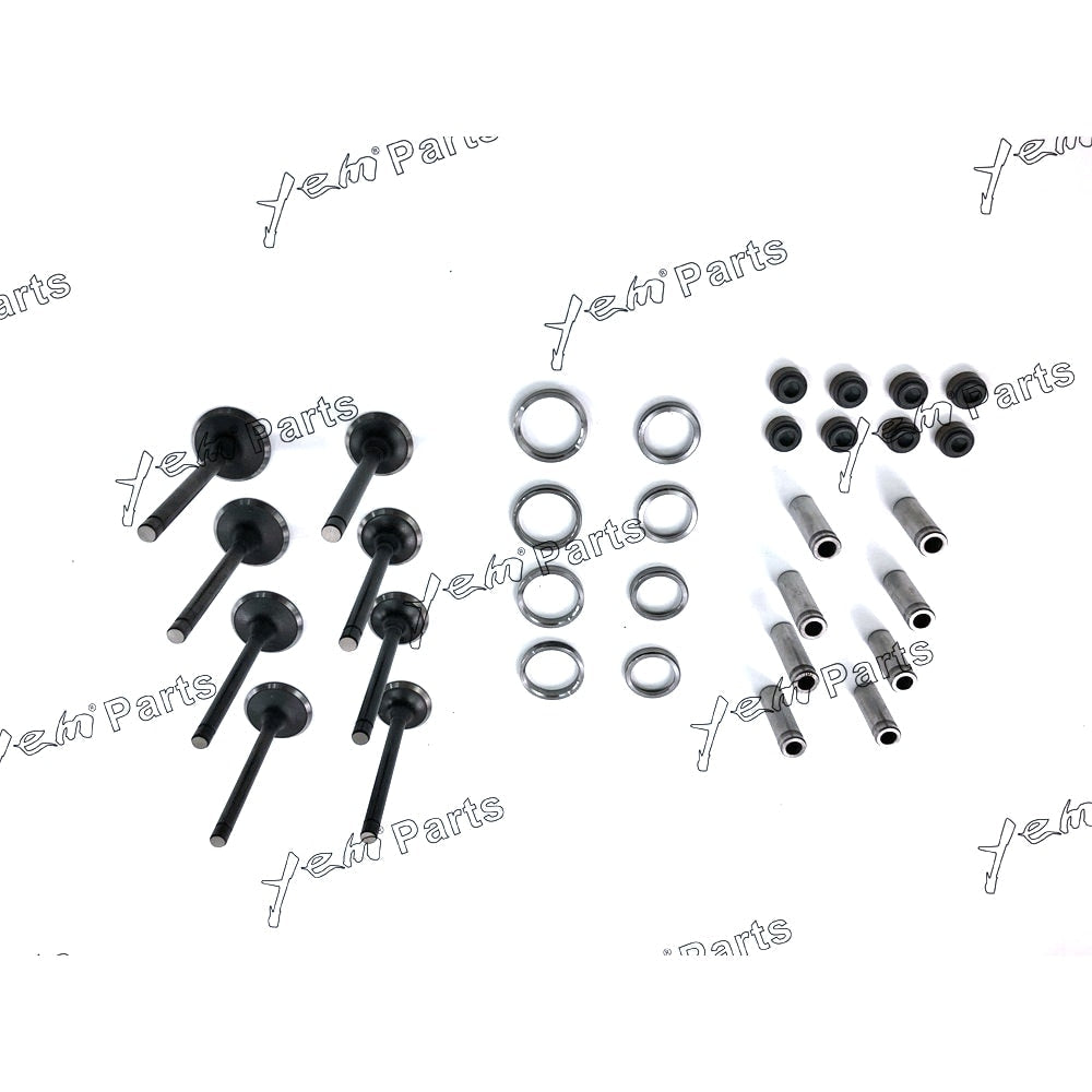 YEM Engine Parts 1 Set Engine Valve Guide Intake & Exhaust Valve For YANMAR 4TNE92 KOMATSU 4D92E For Yanmar