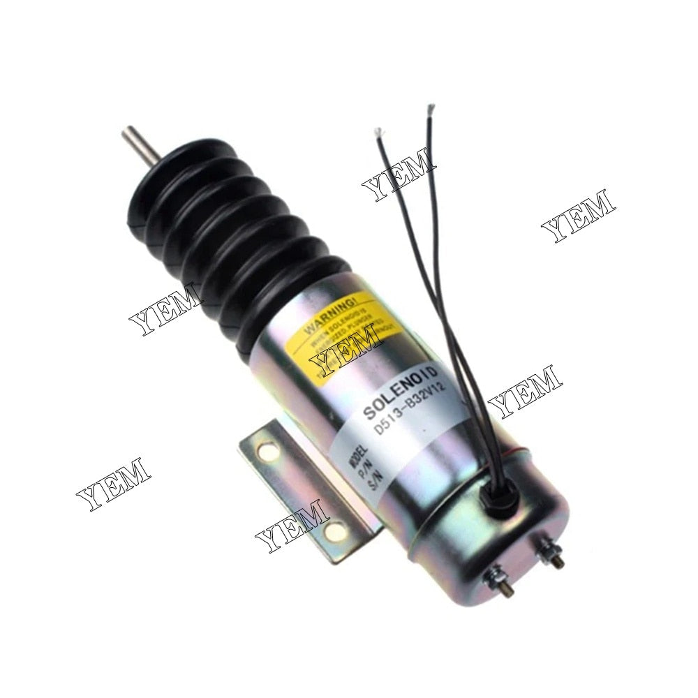 YEM Engine Parts Fuel Stop Solenoid D513-B32V24 For Woodward 24V Pull Solenoid For Other