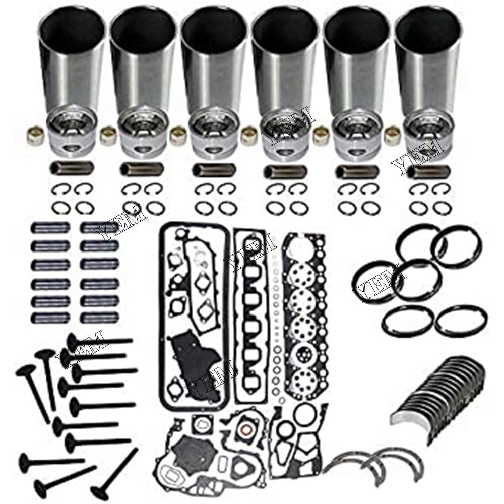 YEM Engine Parts Overhaul Rebuild Kit For Doosan Daewoo D2366 D2366T Engine Solar 280LC Excavator For Doosan