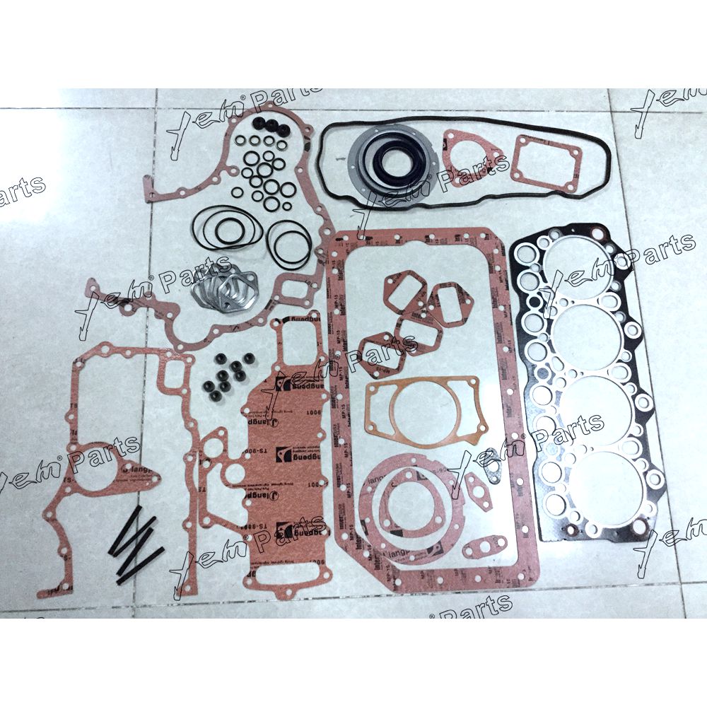 YEM Engine Parts 4D35 4D35T full overhaul gasket kit For Mitsubishi Engine loader For Kato excavator For Kato