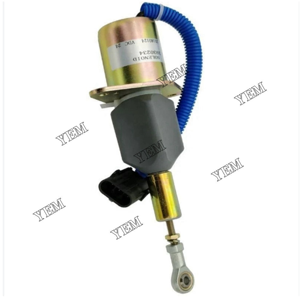 YEM Engine Parts Fuel stop solenoid For Komatsu WA380-DZ-3 WA420-DZ-3 Wheel Loader with S6D114 For Komatsu