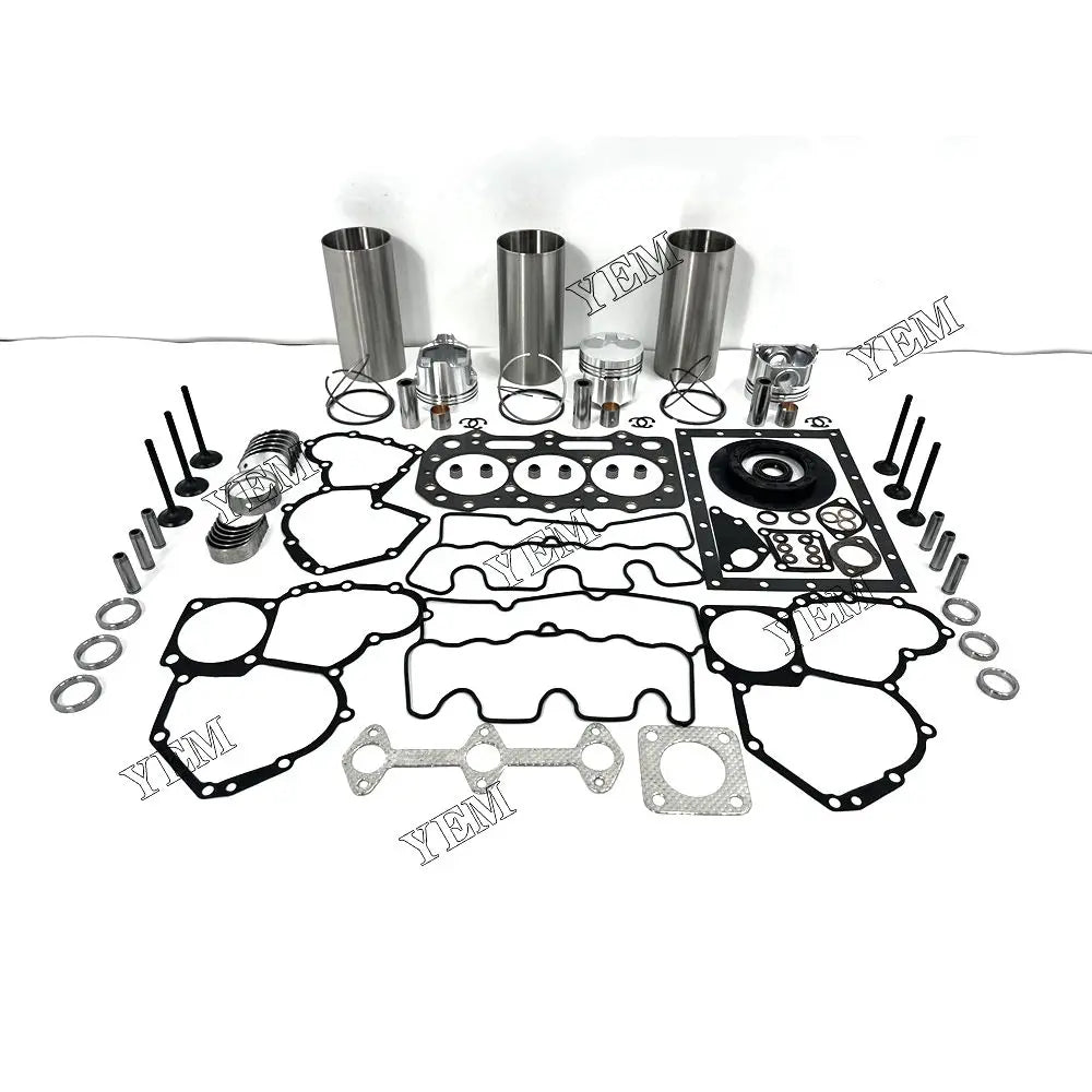 competitive price Engine Overhaul Rebuild Kit Liner Piston With Gasket Bearing Valve Set For Perkins 403D-11 excavator engine part YEMPARTS